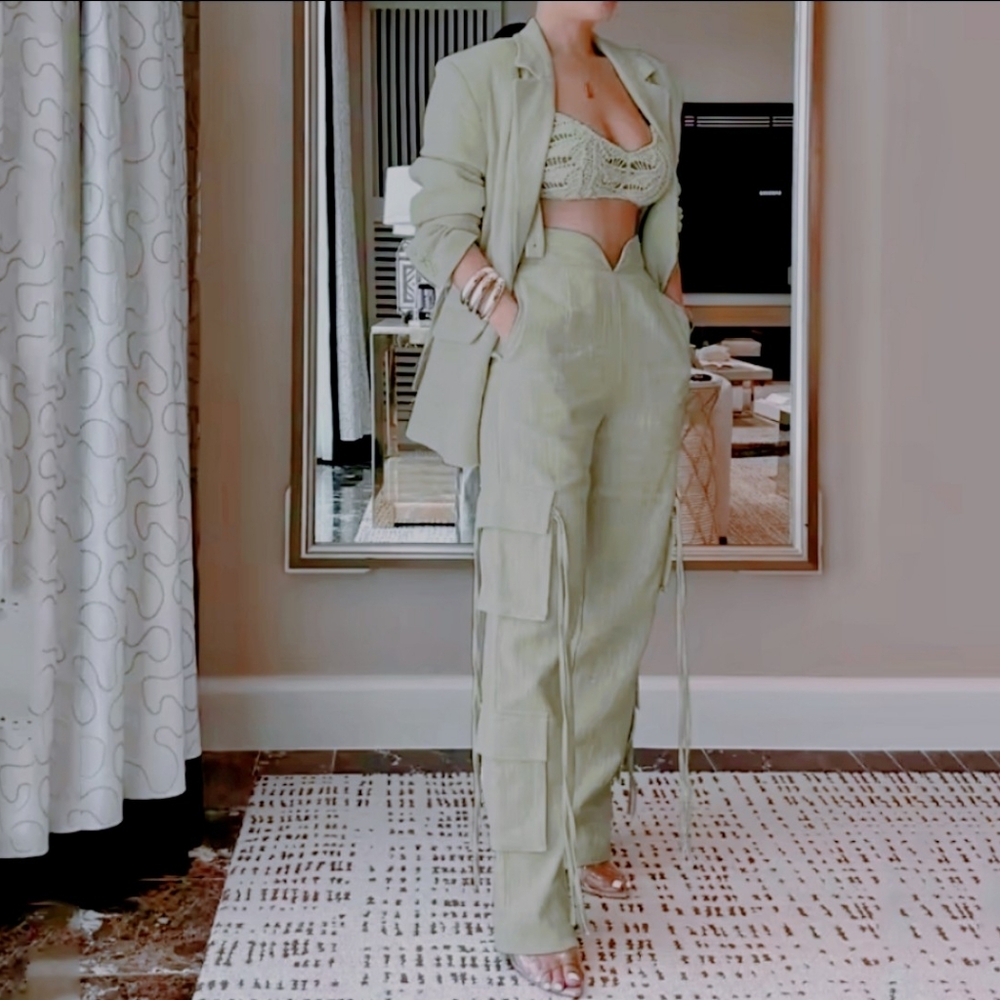 Sage Green Pants Set